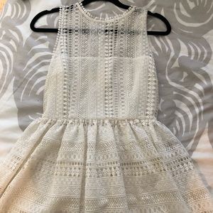 BB Dakota White Bridal Sleeveless Dress